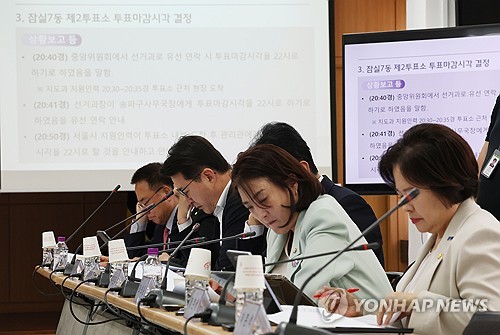 현장조사 참석한 야당 의원들