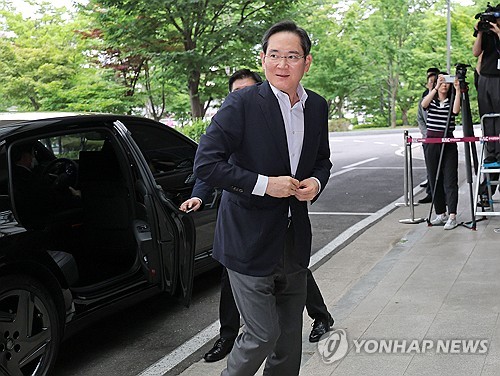 시애틀로 출국하는 이재용 회장