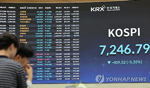 서울 여의도 소재 한국거래소 홍보관 