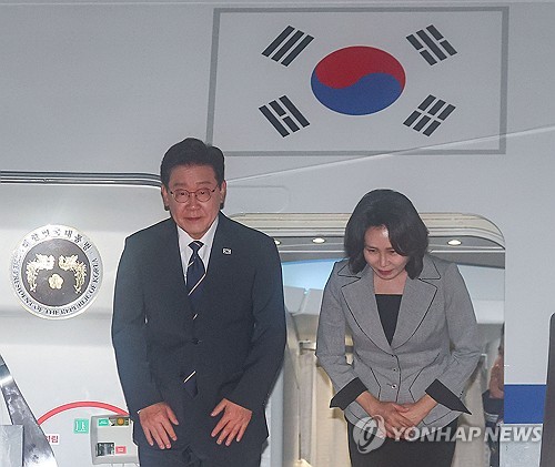 이재명 대통령, 귀국