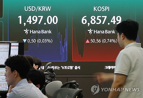 서울 중구 하나은행 본점 딜링룸