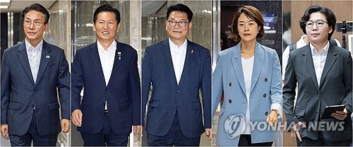 5인의 더불어민주당 당권주자