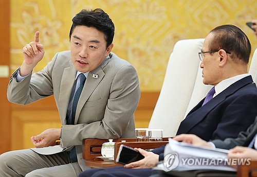 강훈식 비서실장과 위성락 안보실장