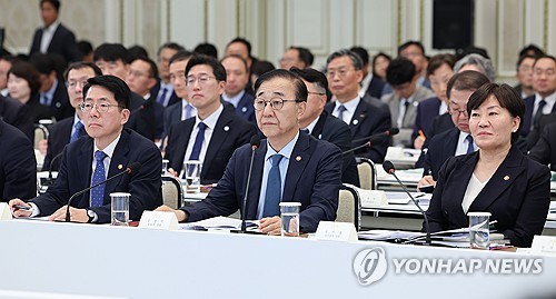 업무보고 참석한 장관들