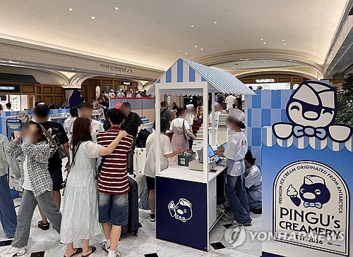 신세계백화점, 핑구 크리머리 팝업스토어 운영