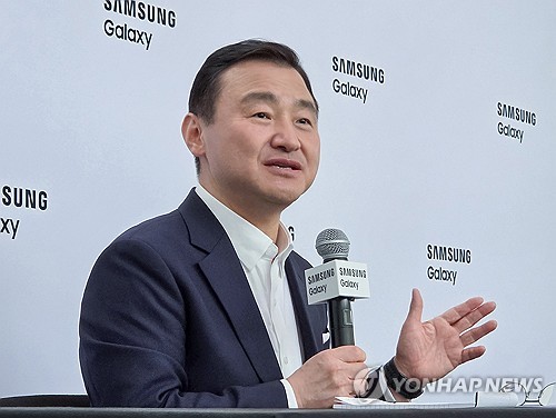기자간담회 하는 노태문 대표이사 사장