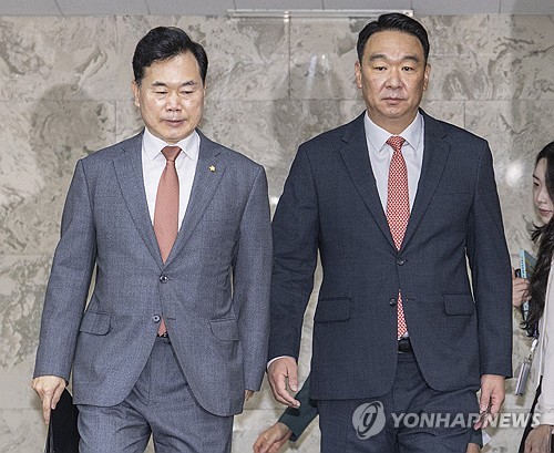 원내대표 빠진 국민의힘 원내대책회의 입장
