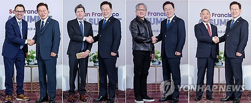 빅테크 CEO 만난 이재명 대통령