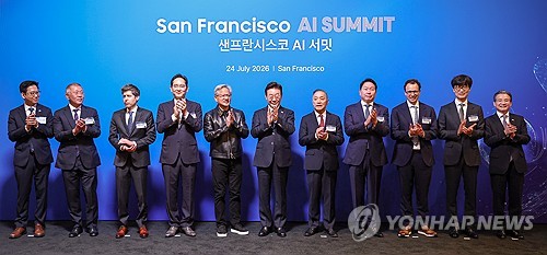 이재명 대통령, 글로벌 AI 리더들과 함께