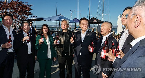 이재명 대통령, 글로벌 AI 리더 만찬