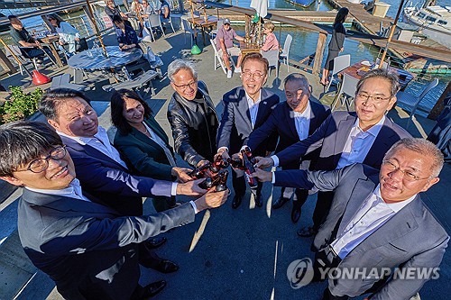 이재명 대통령 '글로벌 AI 리더들과 함께'