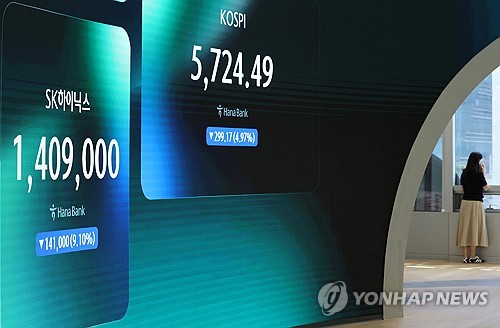 '실적발표' 하이닉스, 급락