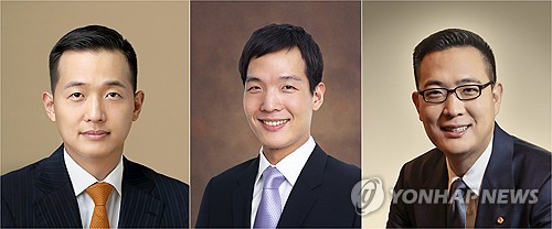 한화 김동관 수석부회장, 김동원 부회장, 김동선 사장