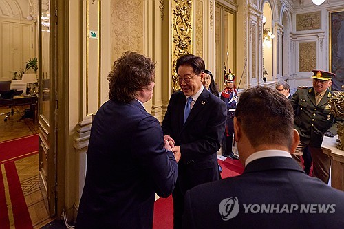 이재명 대통령과 아르헨티나 대통령