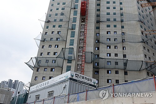 건설 현장에 마련된 근로자 쉼터