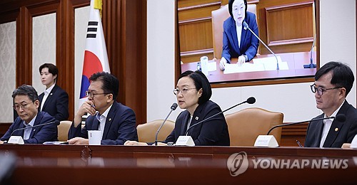 국가정책조정회의 주재하는 한성숙 국무총리
