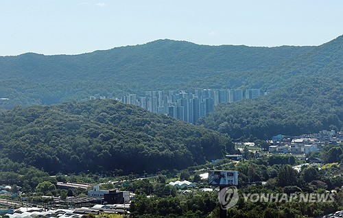 내곡동 그린벨트 일대
