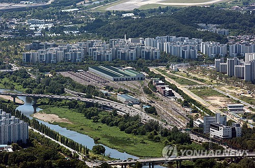 수서동 수서차량기지 일대