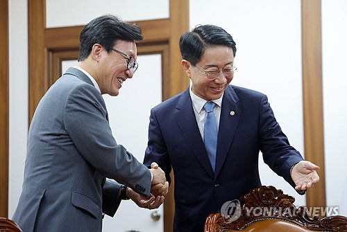 조정식 국회의장 예방한 김민석 대표