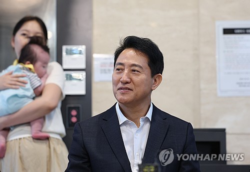 간담회하는 오세훈 서울시장