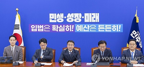원내운영방향 말하는 한병도 원내대표