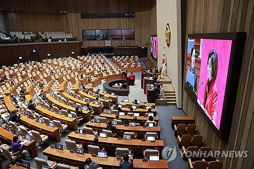 대정부질문 시작
