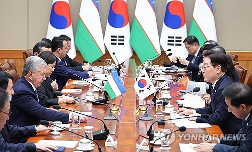 이재명 대통령, 한-우즈베크 정상회담 발언