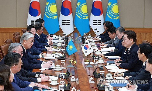 카자흐 대통령, 한-카자흐 정상회담 발언