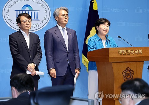 더불어민주당 법사위원들, 