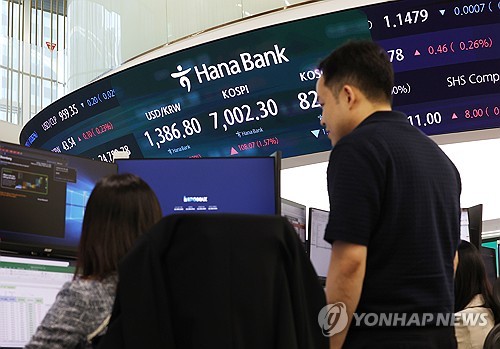 장중 '7천피' 회복한 코스피