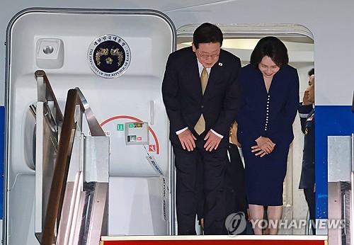 이재명 대통령 귀국