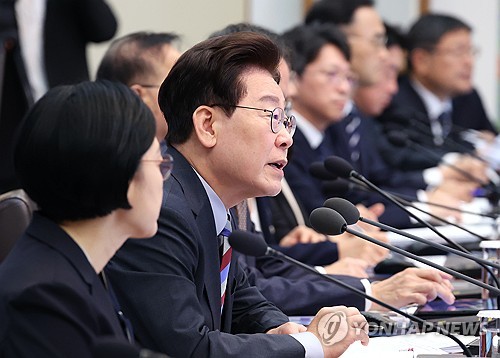 이재명 대통령, 국무회의 발언