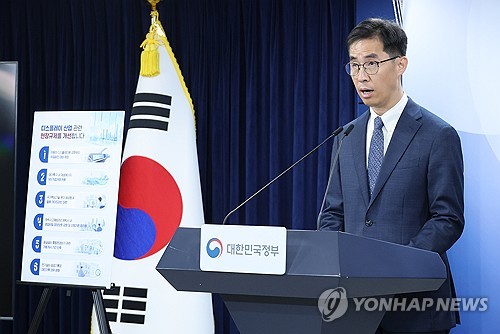 디스플레이 규제합리화 브리핑하는 김민성 부단장