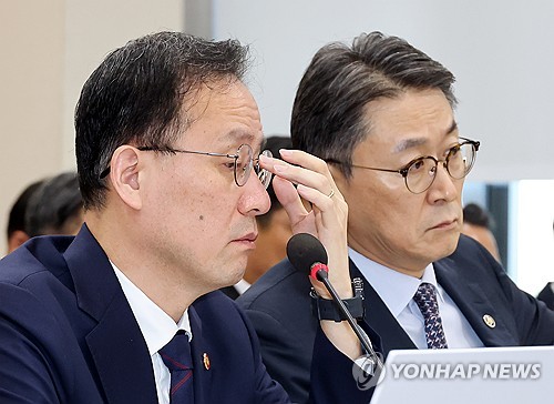 재경위 국감, 이형일 경제부총리와 권대영 차관
