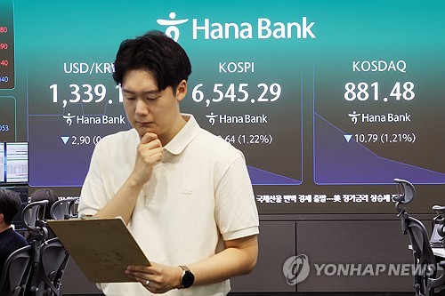 하락 개장한 증시