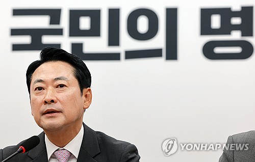 발언하는 국민의힘 장동혁 대표