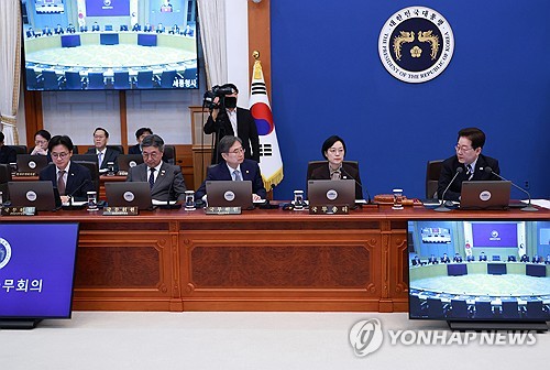 이재명 대통령, 국무회의 발언