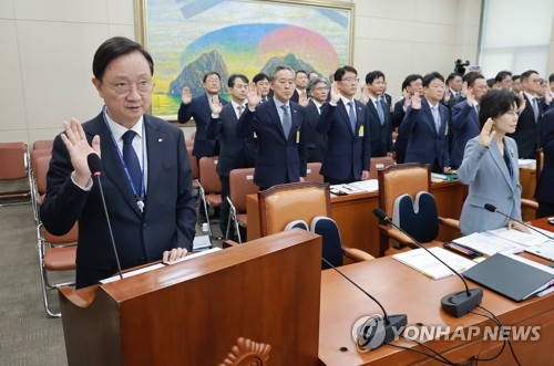 국회 정무위에서 열린 금융감독원 국정감사