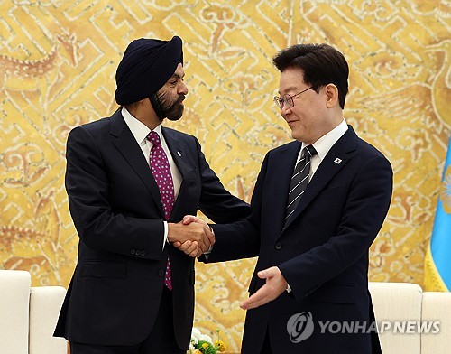 이재명 대통령, 세계은행그룹 총재 접견