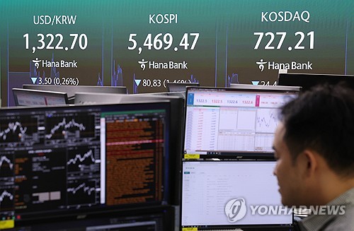 서울 중구 하나은행 본점 딜링룸